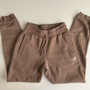 Adidas originals light brown joggers sweatpants, size XS